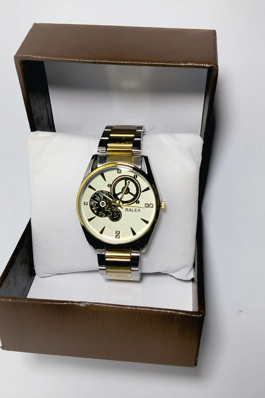 Relax DualTone Classic – Silver & Gold White Dial Edition