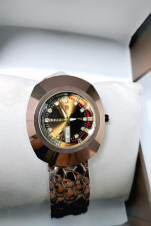 JIRADD Luxury Rose Gold Day-Date Stainless Steel Watch